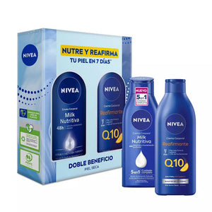 Nivea Pack Crema Milk Nutritiva 400ml+ Q10 400ml