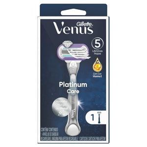 Máquina Afeitar Gillette Venus Platinum Care Mango y Cartucho