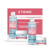 Etienne Set Agua Micelar 250ml + Crema Rosas Dia 50ml