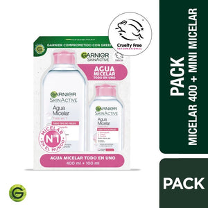 Garnier Agua Micelar Todo en 1 Pack 400ml+100ml
