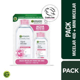 Garnier Agua Micelar Todo en 1 Pack 400ml+100ml