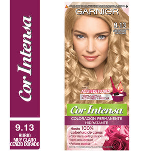 Cor Intensa 9.13 Rubio Muy Claro Cenizo Dorado