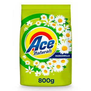 Ace Detergente En Polvo Manzanilla 800gr