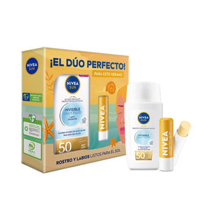 Nivea Pack Labial Sun FPS20+ UV Fluido Invisible