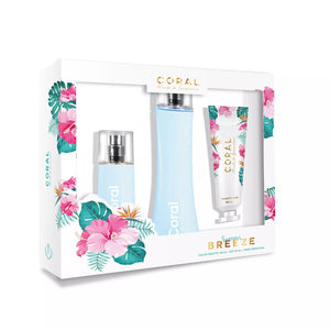 Coral Breeze Set Edt 100ml + Edt 55ml + Crema manos 50ml