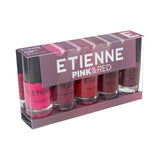 Etienne Set Esmaltes Pink & Reds Nails x5