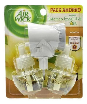 Air Wick Electrico Aparato Y 2 Repuestos Vainilla