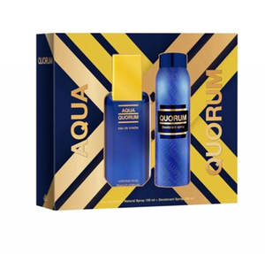 Aqua Quorum Estuche Edt 100ml+ Deo Spray 150ml