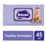 Babysec Toallitas Humedas Premium 45 Unidades