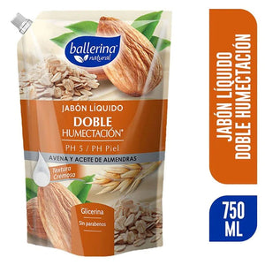 Ballerina Jabon Liquido DP Avena 750ml