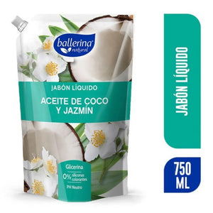 Ballerina Jabon Liquido DP Coco-Jazmin 750ml