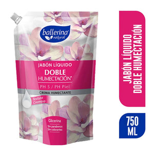 Ballerina Jabon Liquido DP Crema Humectante 750ml
