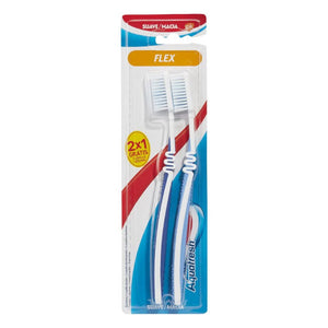 Aquafresh Cepillo Dental Flex Suave Pack x2