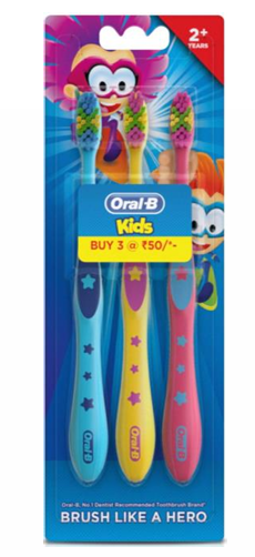 Oral-b Cepillo Dental Niño Suave Pack x3