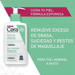 Cerave Gel Limpiador Espumoso 236ml