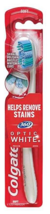 Colgate Cepillo Dental 360° Optic White