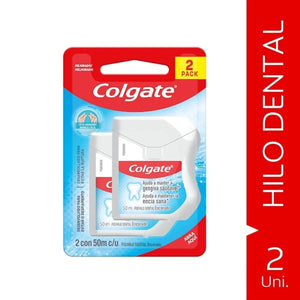 Colgate Hilo Dental Con Cera 50m Pack x2