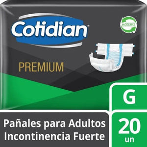 Cotidian Pañal De Adulto Plus Talla G 20 un