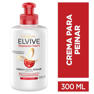 Elvive Crema De Peinar Reparacion Total 5 300ml