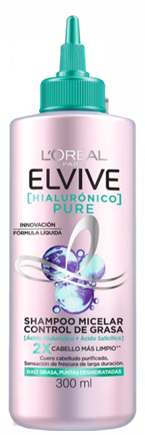 Elvive Shampoo Micelar Hialuronic Pure 300ml