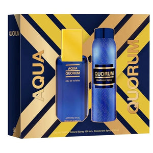 Estuche Aqua Quorum Men Edt 100ml+Deo Sp 150ml