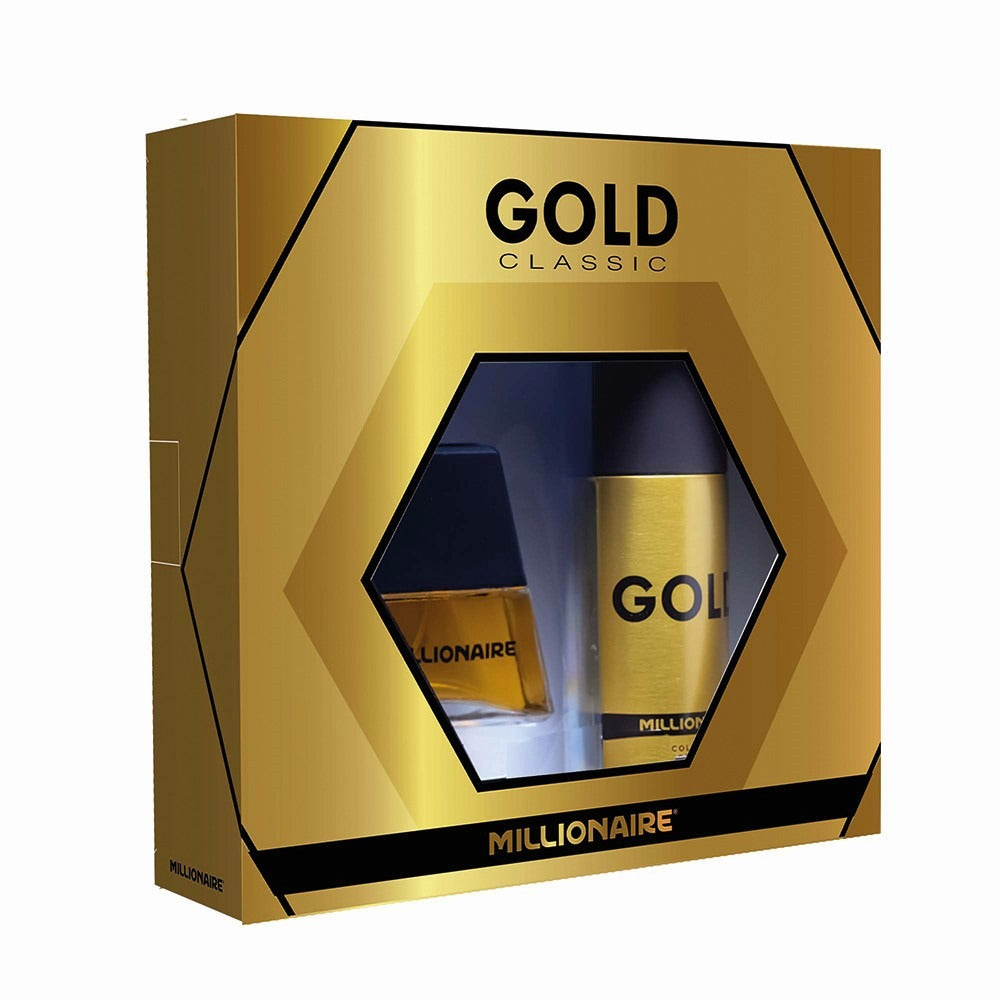 Millionaire Estuche Gold Men Edt 60ml+Deo Sp 150ml