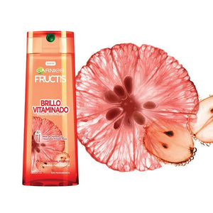 Fructis Shampoo Brillo Vitaminado Rojo 350ml