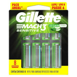 Gillette Repuestos Mach 3 Sensitive 8 un