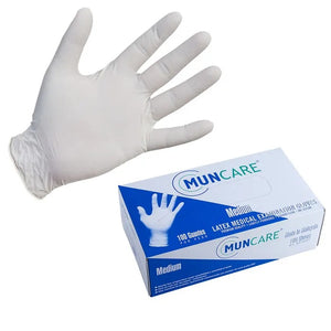 Muncare Guante De Latex Talla M Caja 100un