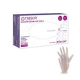 GUANTE VINILO TRESOR L 100UN