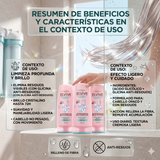 Elvive Pack 3 Acondicionador Glycolic Crystal (370ml c/u) - Desenredo Ligero y Brillo Cristalino