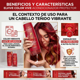 Elvive Pack 3 Acondicionador Color Vive (370ml c/u) - Desenredo Suave y Protección de Color UV