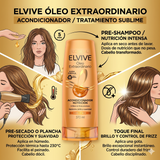 Elvive Pack 3 Acondicionador Óleo Extraordinario Nutrición (370ml c/u) - Desenredo Suave y Nutrición Profunda