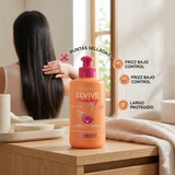 Elvive Pack 3 Crema para Peinar Dream Long (300ml c/u) - Sella Puntas y Protección Térmica