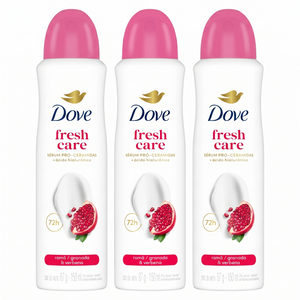 Dove Pack 3 Desodorante Spray Mujer Granada y Verbena (150ml c/u) - Frescura Vibrante y Protección 72h