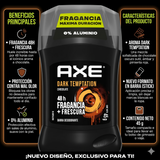 Axe Pack 3 Desodorante Barra Dark Temptation (45gr c/u) - Aplicación Precisa y Aroma Irresistible