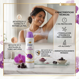Dove Pack 3 Desodorante Spray Mujer Orquídea y Açaí (150ml c/u) - Protección 72h y Fragancia Exótica