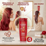 Elvive Pack 3 Shampoo Color Vive (370ml c/u) - Protección de Color con Filtro UV y Brillo Intenso
