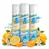 Pack 3 Unidades Shampoo en Seco Batiste Fresh (200ml c/u) - Limpieza y Aroma Refrescante al Instante