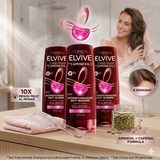 Elvive Pack 3 Acondicionador Anticaída Aminexil (370ml c/u) - Desenredo Anti-Quiebre y Fuerza Extrema