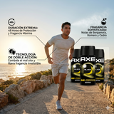 Axe Pack 3 Desodorante Body Spray Black (150ml c/u) - Elegancia Sutil y Protección 48h