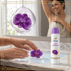 Dove Pack 3 Desodorante Spray Mujer Orquídea y Açaí (150ml c/u) - Protección 72h y Fragancia Exótica