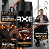 Axe Pack 3 Desodorante Body Spray Dark Temptation (150ml c/u) - Aroma Irresistible y Protección 48h