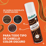 Pack 3 Unidades Shampoo en Seco Batiste Dark Hair (200ml c/u) - Especial para Cabellos Oscuros y Castaños