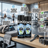 Axe Pack 3 Desodorante Body Spray Ice Chill (150ml c/u) - Frescura Helada y Protección 48h