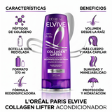 Elvive Pack 3 Acondicionador Colágeno Lifter (370ml c/u) - Redensificación Capilar y Volumen 72h