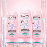 Elvive Pack 3 Acondicionador Glycolic Crystal (370ml c/u) - Desenredo Ligero y Brillo Cristalino
