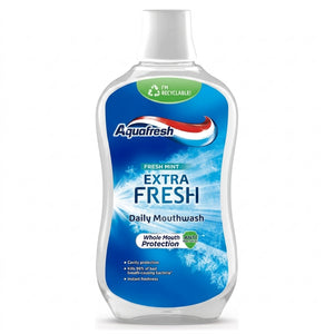 Aquafresh Enjuague Bucal 500ml Menta Fresca