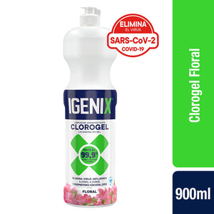 Igenix Cloro Gel Floral 900ml