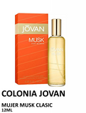 Jovan Colonia Spray Mujer Musk Clasic 12ml